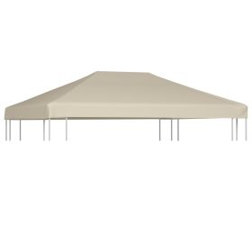 Gazebo Top Cover 1 oz/ft² 13.1'x9.8' Beige