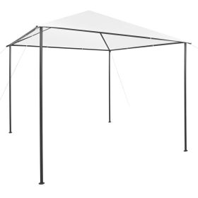Gazebo 9.8'x9.8'x9.5' White 0.6 oz/ft²