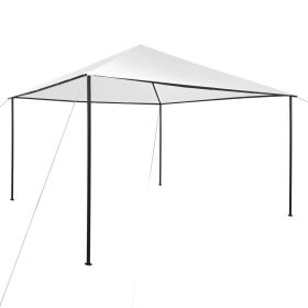 Gazebo 13.1'x13.1'x9.8' White 0.6 oz/ft²